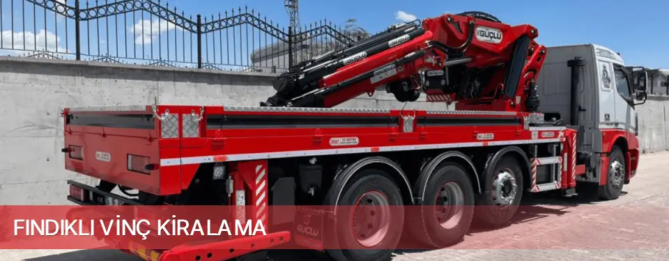 Fındıklı İlçemi Vinç Kiralama